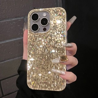 【IMD hard case/Gold】Ốp lưng compatible for iPhone 15 14 13 12 pro max case