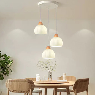 Đèn thả bàn ăn nhật hiện đại led đèn thả trần trang trí phòng khách phòng ngủ đèn chùm bếp phòng ăn