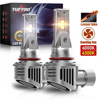 Tuffoo 2 Bóng Đèn Cos / Đèn Pha LED Ô Tô 9005 / HB3 / 9006 / HB4 Bóng Đèn LED Sương Mù Cắm Và Chạy 6000K Trắng / 4300K Trắng Ấm DC12V
