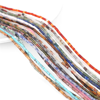 Đá Tự Nhiên 4x2mm Mini Ống Hình Mã Não Ngọc Jasper Thạch Anh Hổ Mắt Thạch Anh Thạch Anh Thạch Anh Amazon Hạt Đá Cho Tự Làm Phụ Kiện Trang Sức Thời Trang Vòng Cổ Vòng Tay Làm 15 "