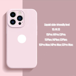 Ốp điện thoại silicon lỏng Apple, Hồng, Đen, Trắng