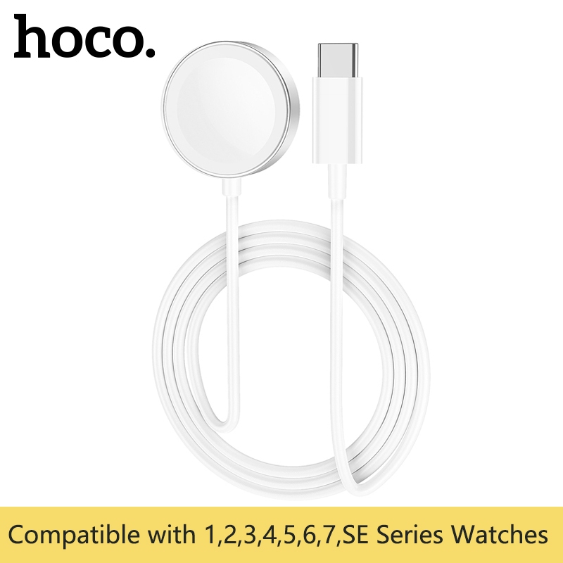 Bộ sạc không dây HOCO CW39 CW39C cho iWatch 9 8 7 Tương thích với Apple Watch 8 / 7 / 6 / se / 5 / 4 / 3 / 2 / 1 cho dòng iWatch