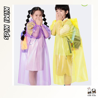 Kimi Trẻ Em Dùng Một Lần Thẻ Áo Mưa Trẻ Em Người Lớn Áo Chui Đầu Áo Mưa Đi Ngoài Trời Tiện Lợi Du Lịch Dày Áo Mưa