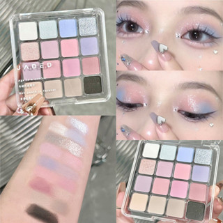 Bảng phấn mắt Jaded 16 màu vuông
