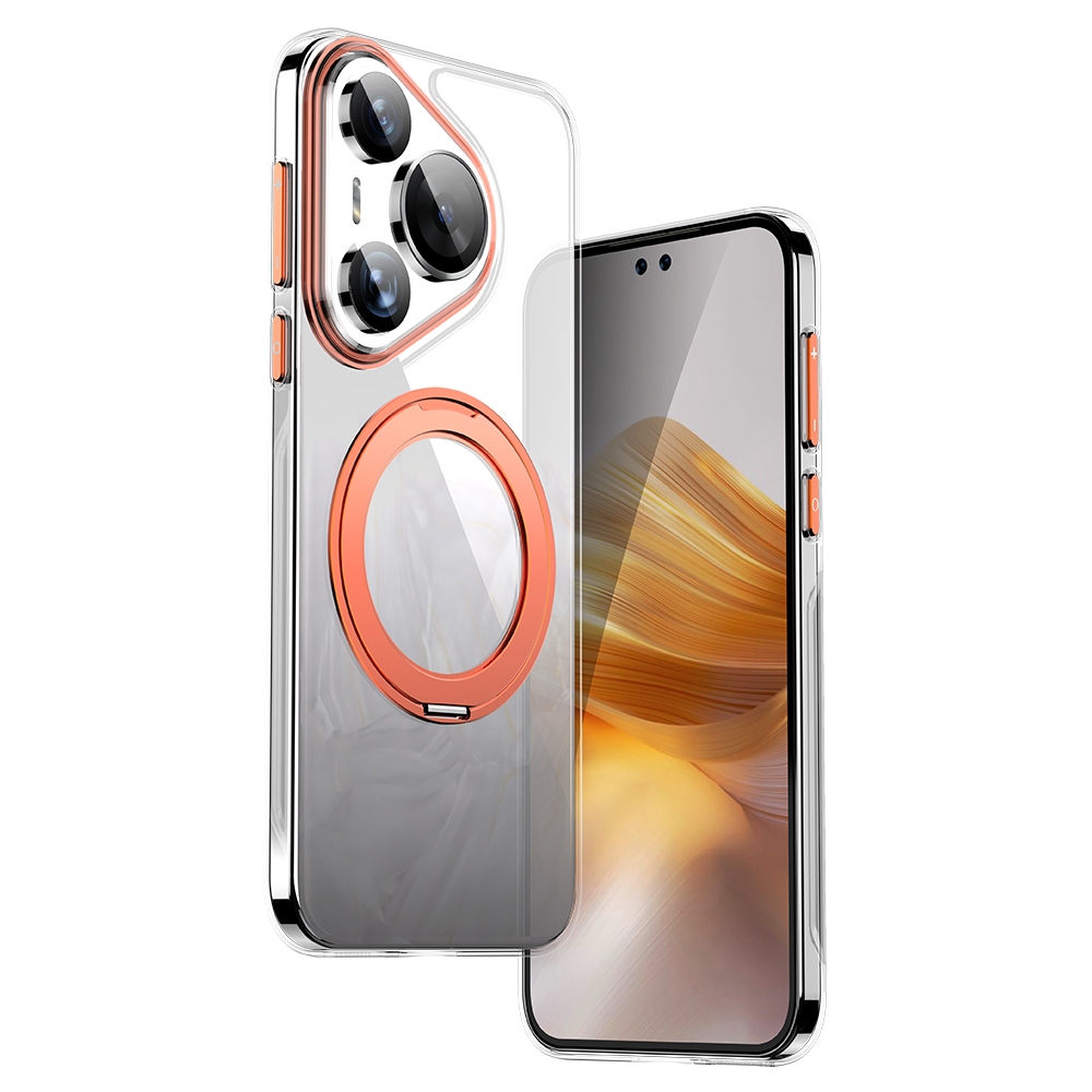 Ốp lưng Huawei Pura 70 / P70 Pro / P70 Pro + / P70 Ultra Xundd trong suốt từ tính 360° Hộp đựng có thể xoay được