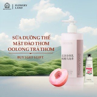 （Hydrating&Brighten）Sữa dưỡng thể cho làn da mềm mịn Flowery Land Body Creams 530ml