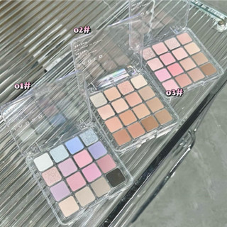 Bảng phấn mắt Jaded 16 màu vuông