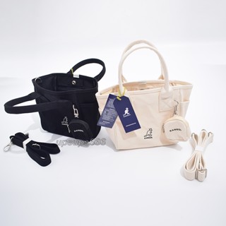 Kangol LUCKY CANVAS TOTE TÚI II 3952 Cứng Nhật Bản Phù Hợp Với Tất Cả Trận Đấu Nhỏ Thiết Thực Hàng Ngày CANVAS Dụng Cụ Trẻ Em Mẹ Túi Xách Bánh Bao Túi Đeo Vai Túi Messenger TÚI TOTE TÚI