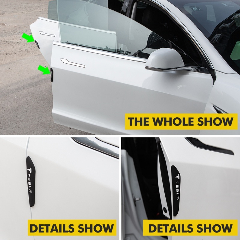 Dành Cho Tesla Model 3 / Y / X / S Phụ Kiện Cửa Xe Ô Tô Ốp Lưng Bảo Vệ Cửa ModelY Ba Model3 Phụ Kiện 2021 Mới