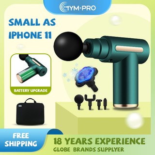 Gympro MassageGun Máy mát xa cơ gõ mô sâu, Massage mô sâu cầm tay, 4 đầu Massage và 6 tốc độ có thể điều chỉnh