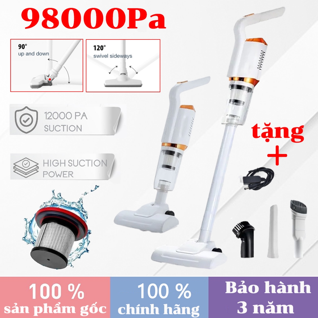 Máy Hút Bụi Không Dây Cầm Tay Đa Năng Mua 1 tặng 5   Hút Sạch Mọi Ngóc Nghách Trong Nhà