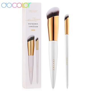 Bàn chải che khuyết điểm DOCOLOR Bộ 2 cọ trang điểm