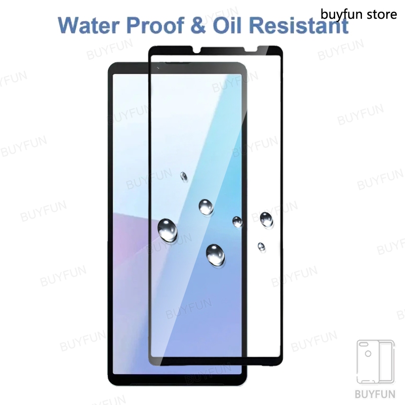 6in1 Full Cover Kính Bảo Vệ Dành Cho Sony Xperia 10 5 1 VI V IV Bảo Vệ Camera Cho Sony Xperia10 IV Xperia5 IV Phim Cường Lực