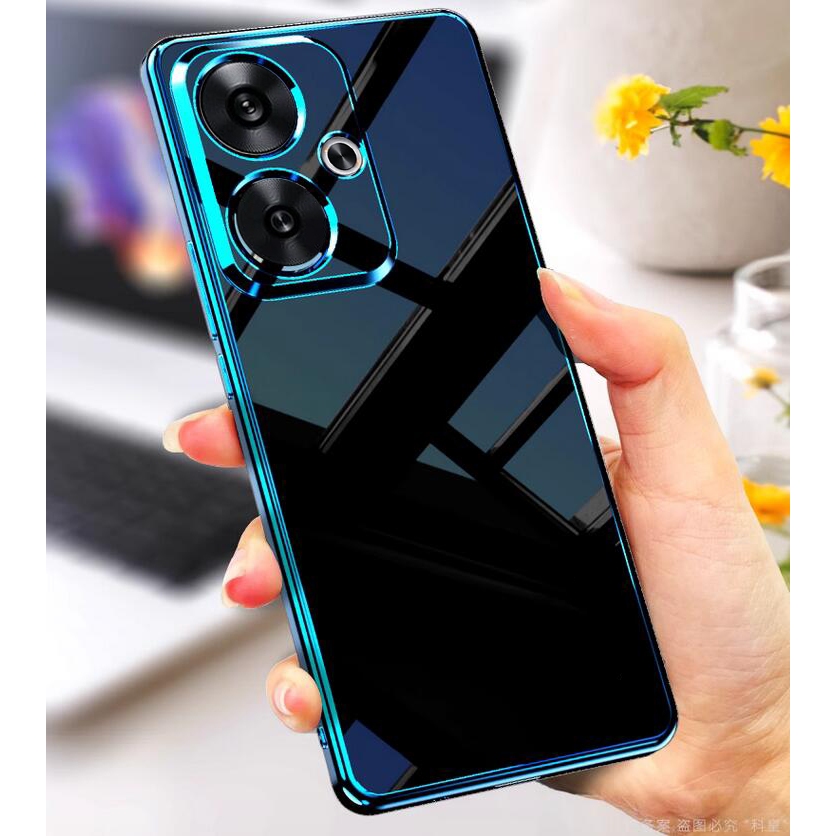 Ốp điện thoại Mềm Xiaomi POCO F6 Pro XiaomiPOCOF6 POCOF6Pro F6Pro F 6 Mạ Sang Trọng Trong Suốt Silic