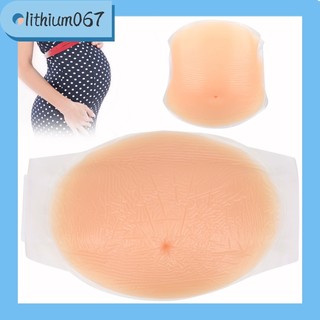 Bụng giả mang thai Silicone Nhân tạo Đạo cụ chụp ảnh bụng có dây đeo - Lithium067