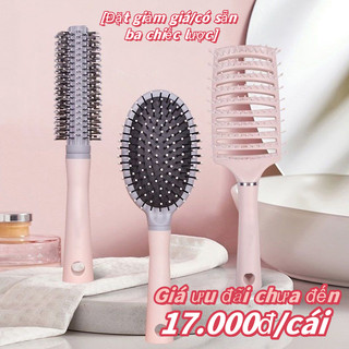 Hộ Gia Đình Tĩnh Điện Lông Tơ Lược Đệm Không Khí Lược Massage Nữ Đặc Biệt Tóc Dài Uốn Tóc Dụng Cụ Tiện Dụng Lược Lông Tơ Túi Khí Lược（Bộ 3 miếng）