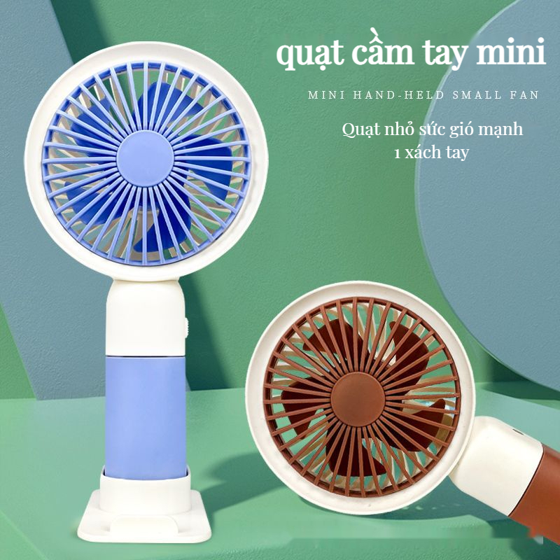 Multi functional portable mini fan holder, small electric fan office desktop, small silent portable 