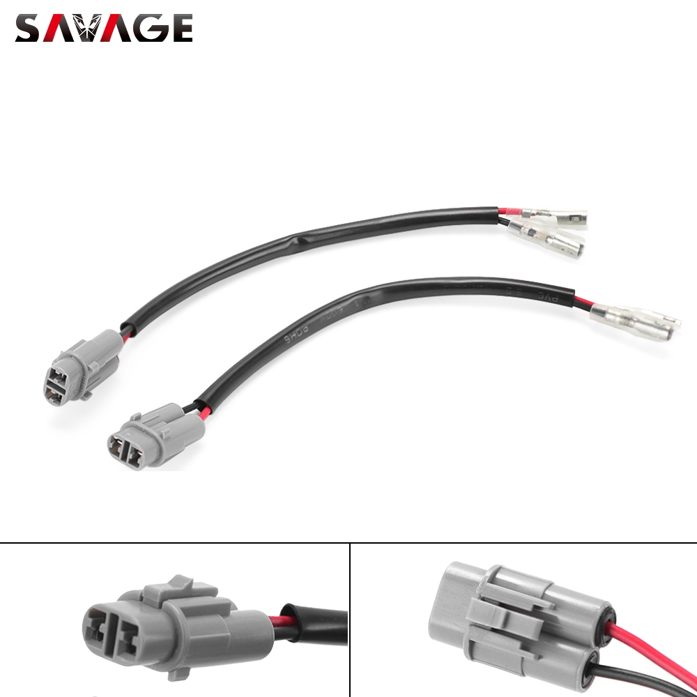 Cáp Bật Tín Hiệu Bộ Chuyển Đổi Cho Kawasaki Ninja H2 SX SE NINJA H2R 2 Dây Cắm & Chạy Kết Nối