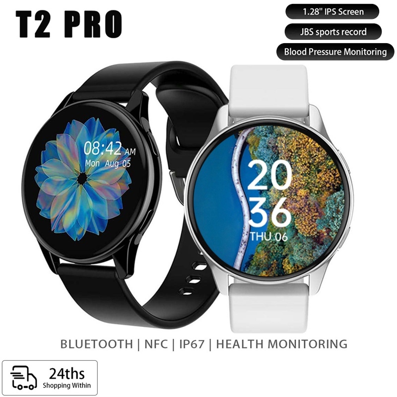 Đồng hồ thông minh Galaxy watch Active 2 Màn hình cảm ứng toàn diện T2 Pro Đồng hồ thông minh bluetooth gọi VS hello watch h12 H11 ULTRA2 Smartwatch