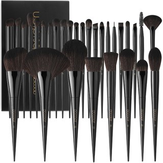 Bộ cọ trang điểm Docolor Obsidian 30 chiếc Bột tổng hợp cao cấp Kabuki Foundation Contour Blush Concealer Pha trộn Bộ cọ phấn mắt