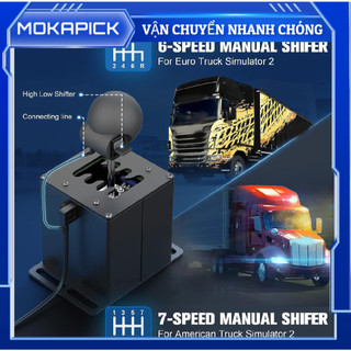 Bộ chuyển số tuần tự mô phỏng USB cho Logitech dành vô lăng Thrustmaster PC trò chơi đua xe DiRT Sim Mokapick