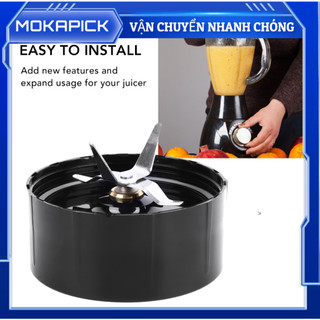 [Hàng Sẫn] Máy xay sinh tố MB 250W Lưỡi dao chéo bằng thép ép trái cây cắt hoàn toàn Đế lưỡi Vật dụng nhà bếp Mokapick