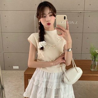 Áo Thun Nữ Nơ Basic Nơ Dễ Thương Hàn Quốc Chất Thun Co Dãn Ôm Body