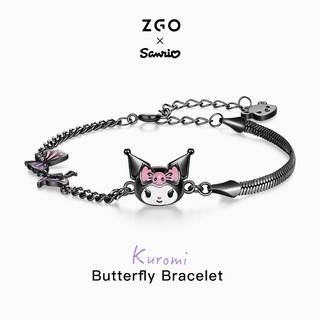 Vòng tay ZGO X Sanrio Kuromi 2024 vòng tay nữ phong cách mới hộp quà tặng vòng tay nữ 6110