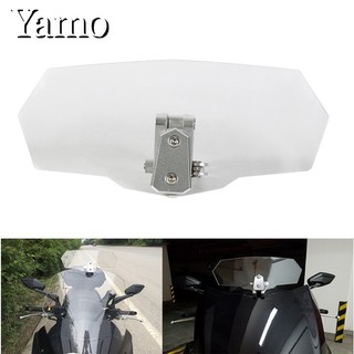 Kính chắn gió mở rộng điều chỉnh được cho bmw honda yamaha suzuki ducati