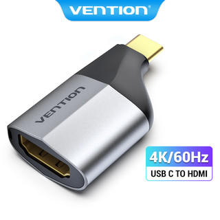 Đầu chuyển đổi VENTION USB C Type C sang lỗ cắm HDMI hỗ trợ 4K 60Hz tương thích cho Huawei Samsung NoteBook