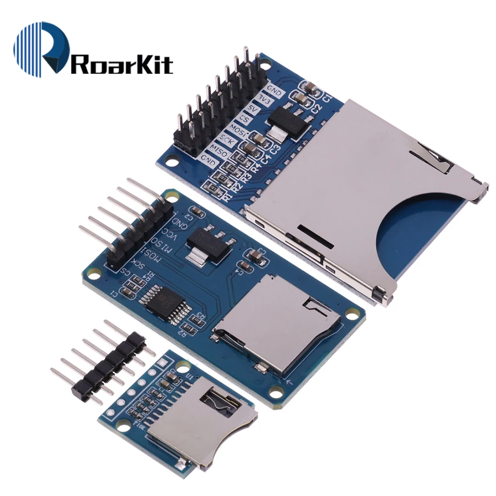 Mini Micro SD TF Card Storage Expansion Board Memory Shield Module SPI giao diện với chip chuyển đổi mức 5V / 3.3V