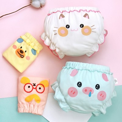 Adabaobao® ᵛⁿQuần Trẻ Em Bargain 0-4Y Bé Gái Undies Quần COD Dễ Thương cotton Trẻ Em Võ Sĩ Hoạt Hình Quần Short Cho Bé