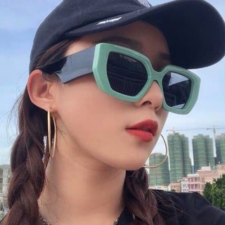 👓️Amigoa1👓️ kính Mát Gọng Vuông Lớn Bằng Nhựa Thời Trang Mới Cho Nam Và Nữ