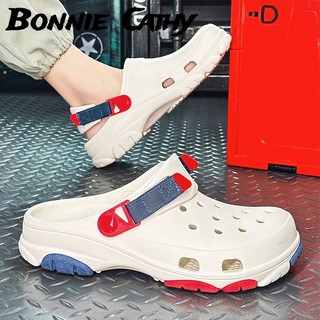 Bonnie Cathy  Giày thể thao đôi xu hướng thông thường mới Giày đi biển đế mềm có cảm giác đế bệt cho dép thoải mái và đa năng