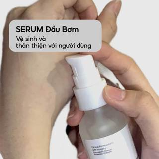 Krisment Đầu bơm cho Serum Viscous x 1 cái tương thích với huyết thanh The Ordinary