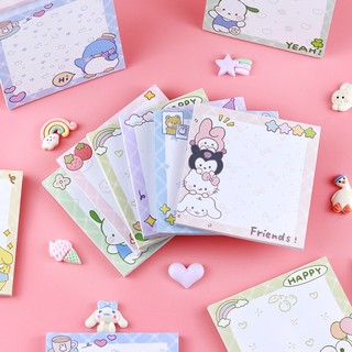 Creative Sanrio Series Post-it Note Tin nhắn màu vuông Giấy dán