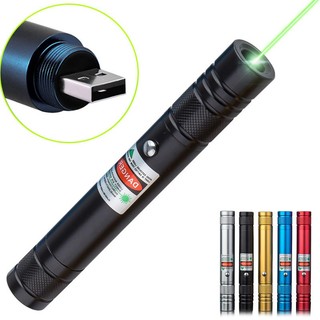 Bút Chiếu Laser 710 Màu Đỏ Và Xanh Lá Có Thể Sạc Lại Bằng Cổng USB