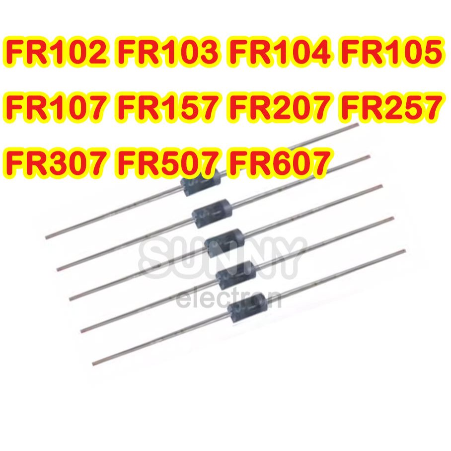 20 CHIẾC FR102 FR103 FR104 FR105 FR107 FR157 FR207 FR257 FR307 FR507 FR607 Cắm thẳng Phục hồi nhanh 