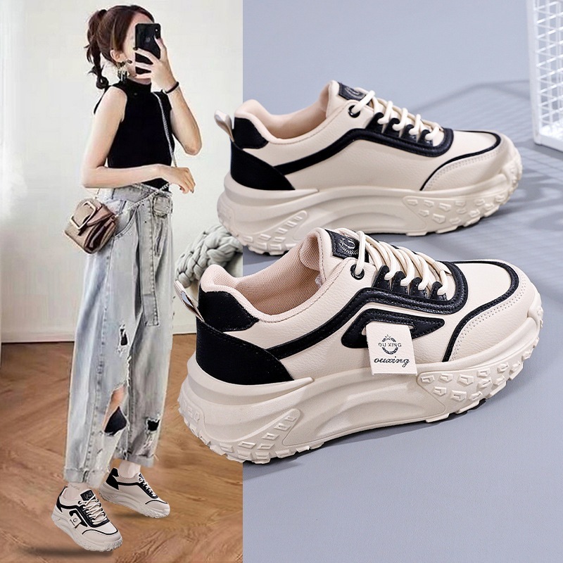 LEANNEL giày thể thao chống trượt giày thể thao chống nước Giày thể thao đế dày thời trang  2024 dành cho nữ