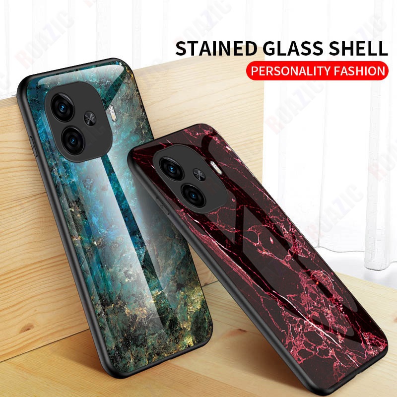 Dành Cho VIVO iQOO Z9 5G / iQOO Z9 Turbo / iQOO Z9 Turbo + / iQOO Z9 Turbo Plus Vỏ Điện Thoại Đá Cẩm