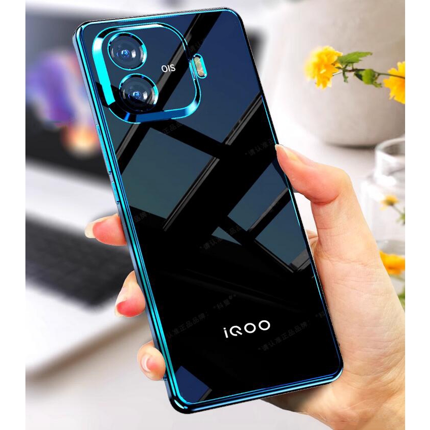 IQOO Z9 5G Z9X Z10 5G iQOOZ9 iQOOZ9X Z 9 Z 9X Z9 X Vỏ Mềm Mạ Sang Trọng Trong Suốt Silicon Chống Sốc
