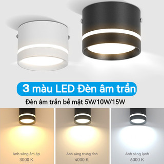  CANMEIJIA Đèn Led Gắn Trần Nhà Trang Trí Nội Thất 5 10 15W 220V Đèn LED ốp trần nổi phong cách hiện đại đẹp mắt 