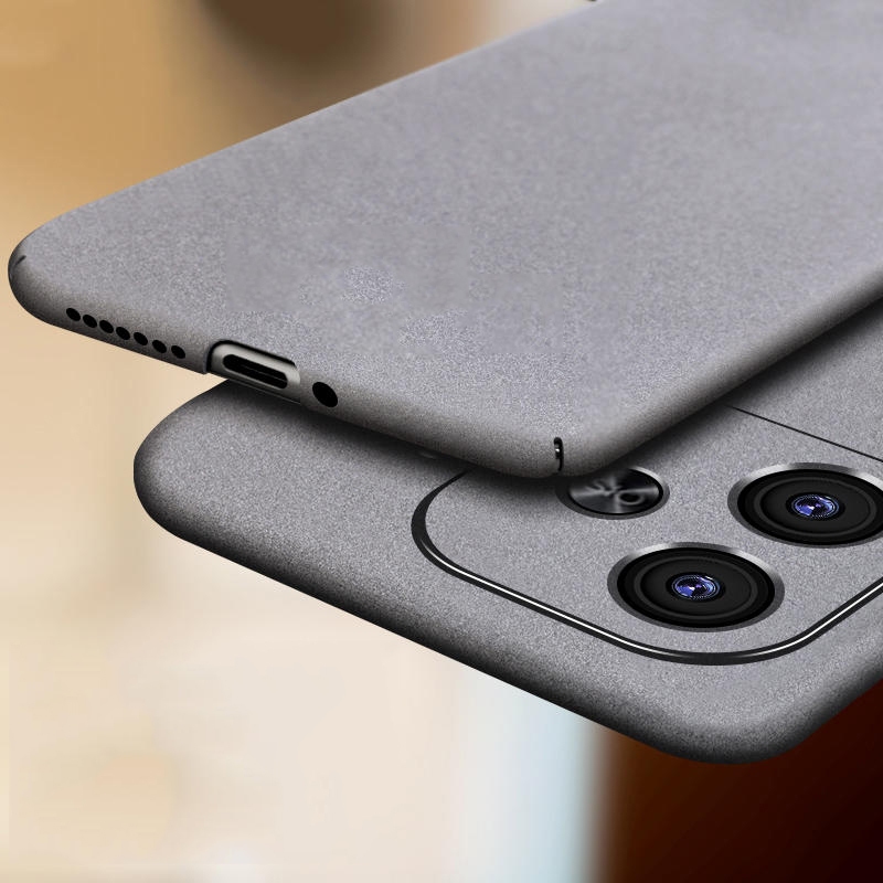 Iqoo Z9 5G Z9X 5G iQOOZ9 iQOOZ9X Z 9 Z 9X Z9 X Ốp điện thoại Cứng Chống Sốc Slim Sandstone Matte PC 