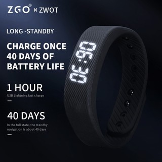 ZGO Đồng Hồ Đa Chức Năng Vòng Tay Thể Thao Học Sinh Đồng Hồ Nam Nữ Sinh Viên Dạ Quang Chống Nước Đen Công Nghệ Đồng Hồ 660x