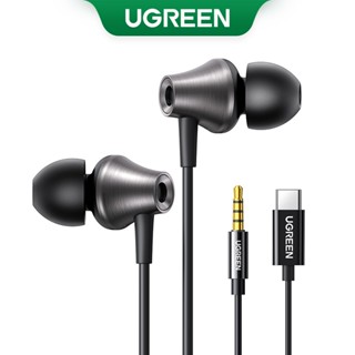 Tai nghe có dây USB Type C UGREEN 3,5mm có micrô, Tai nghe có dây trong tai Tai nghe âm thanh nổi HiFi, dành cho hầu hết có giắc cắm 3,5 mm