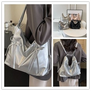 Balô Túi Tote balo nữ túi xách một vai cỡ lớn thông thường Balô nơ nữ Phong cách mới Hợp thời trang Hàn Quốc