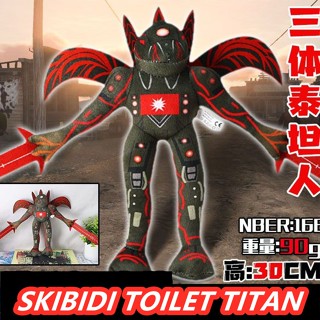 Gấu bông skibidi toilet titan tv man
