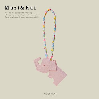 Muzikai Túi Mặt Dây Chuyền Dễ Thương Bé Voi Handmade Da PU Cao Cấp Nữ Tinh Tế Niche Cặp Đôi Mặt Dây Chuyền