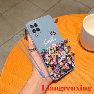 Ốp lưng samsung a12 samsung a22 4g Vỏ điện thoại Vỏ mềm Bảo vệ silicon lỏng Mịn chống sốc Vỏ cản trước thiết kế mới hoạt hình nụ cười YTXSH01