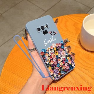 Ốp lưng SAMSUNG note 9 Vỏ điện thoại Softcase Liquid Silicone Protector Mịn chống sốc Ốp lưng thiết kế mới hoạt hình nụ cười YTXSH01